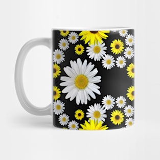 daisy flower floral sunflower pattern blossoms blooming Mug